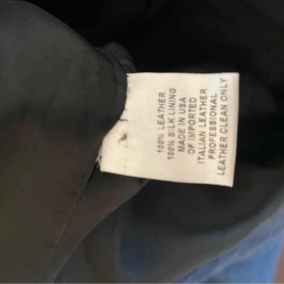 NELLIE PARTOW 100% Genuine Leather Shirt Size 4 - Picture 4 of 4